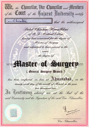 Master of surgery